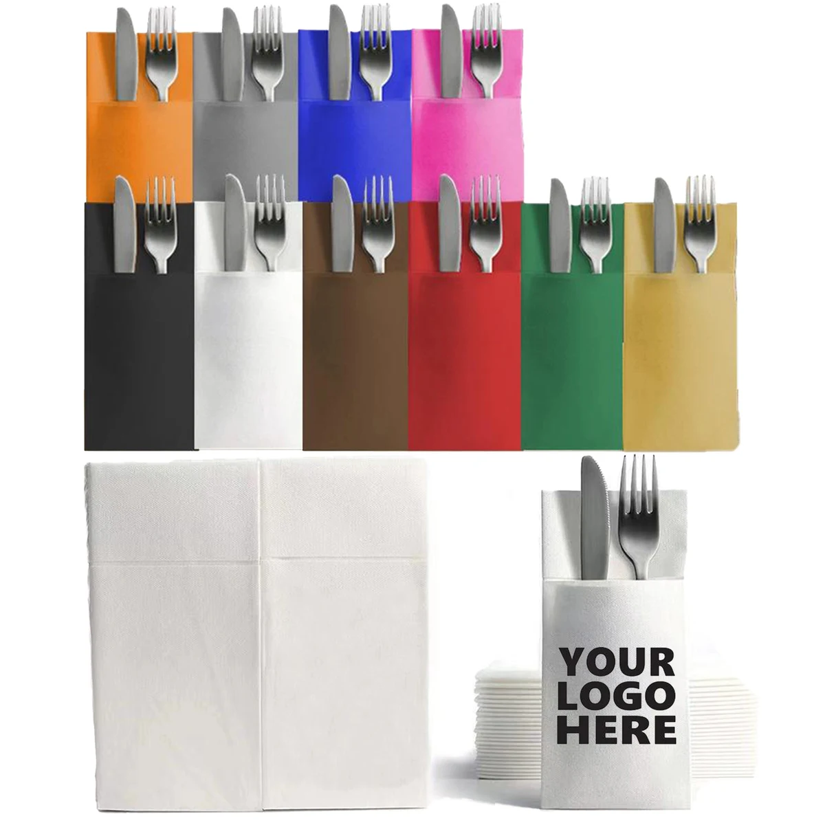 Linen Feel Paper Napkins 1