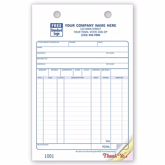 Building supply register form