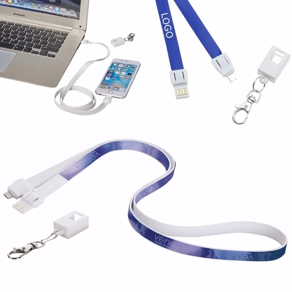 2-in-1 Charging Cable in Clip