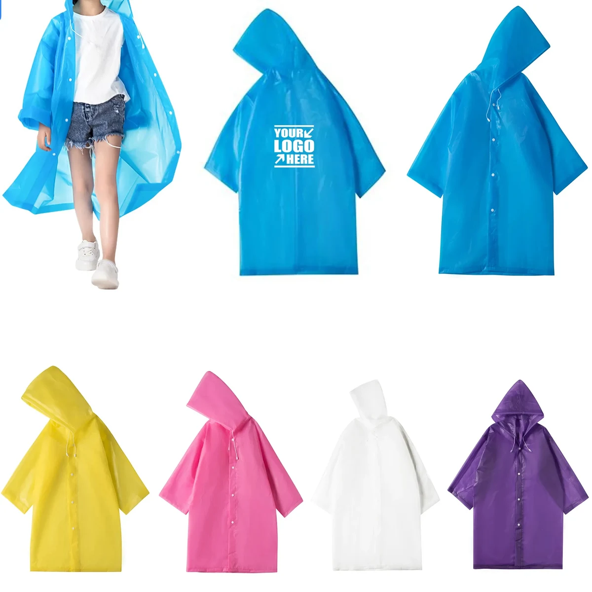 Children EVA Raincoat 1