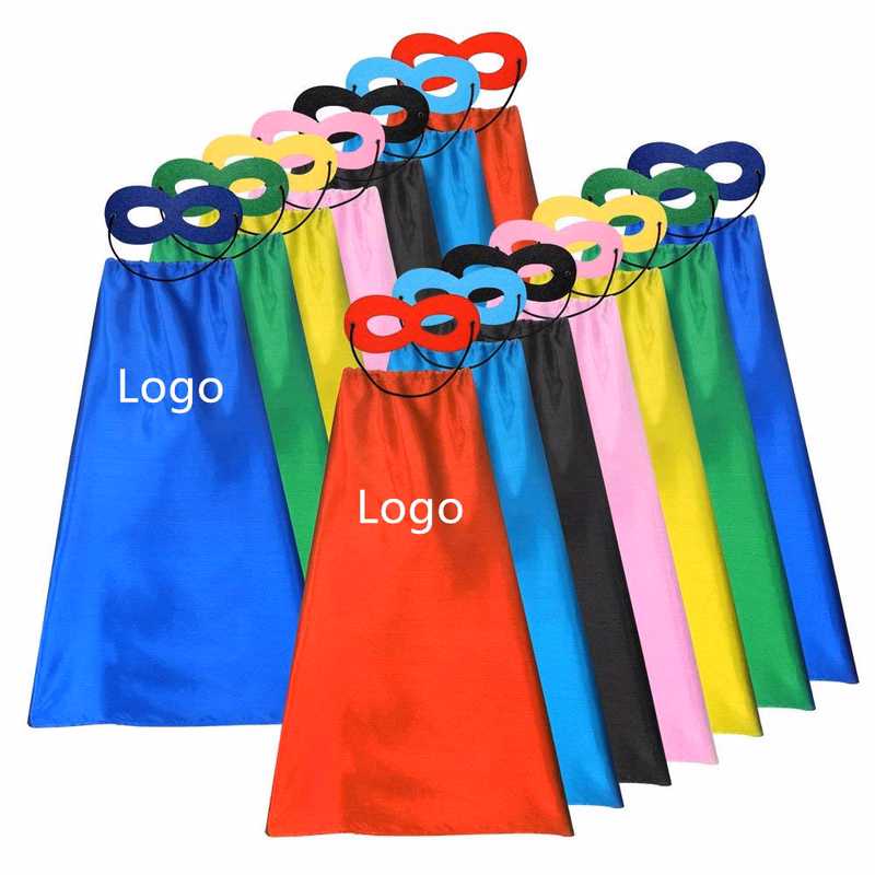Children Superhero Cape with Eye Mask