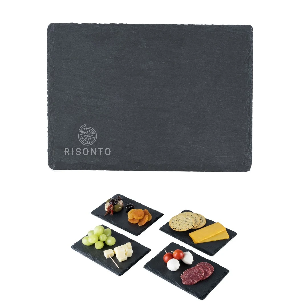 Twine Living® Slate Tapas Plate, set of 4 1