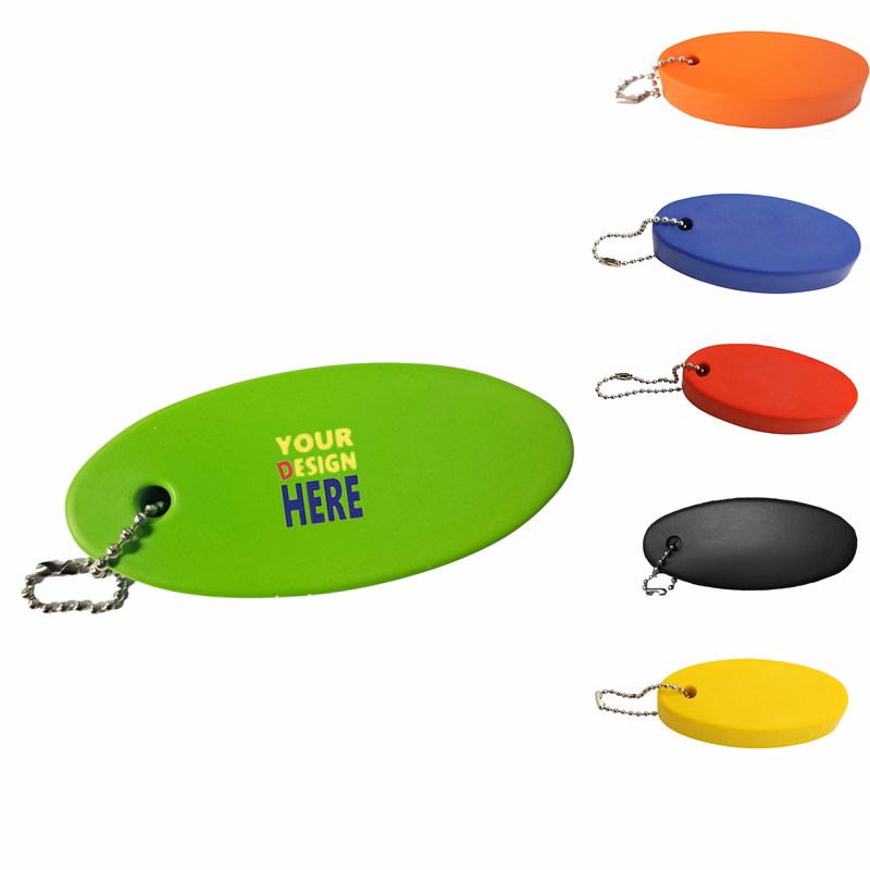 Oval Polyurethane Keychain