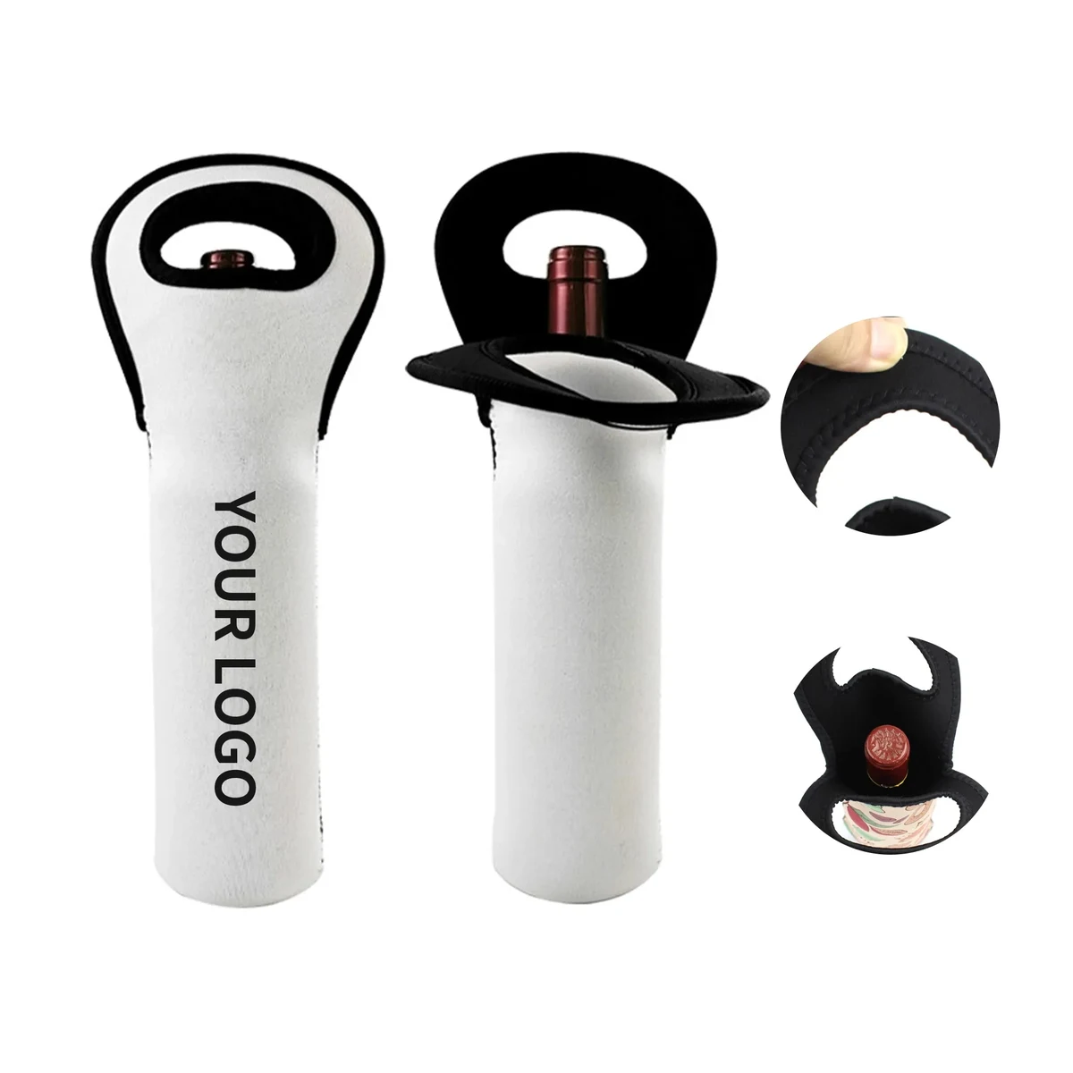 Neoprene Wine Tote 1