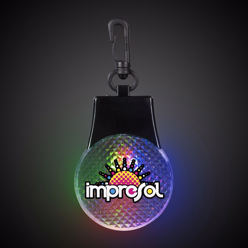 Clear Light Up Safety Reflector(Digi-Print)
