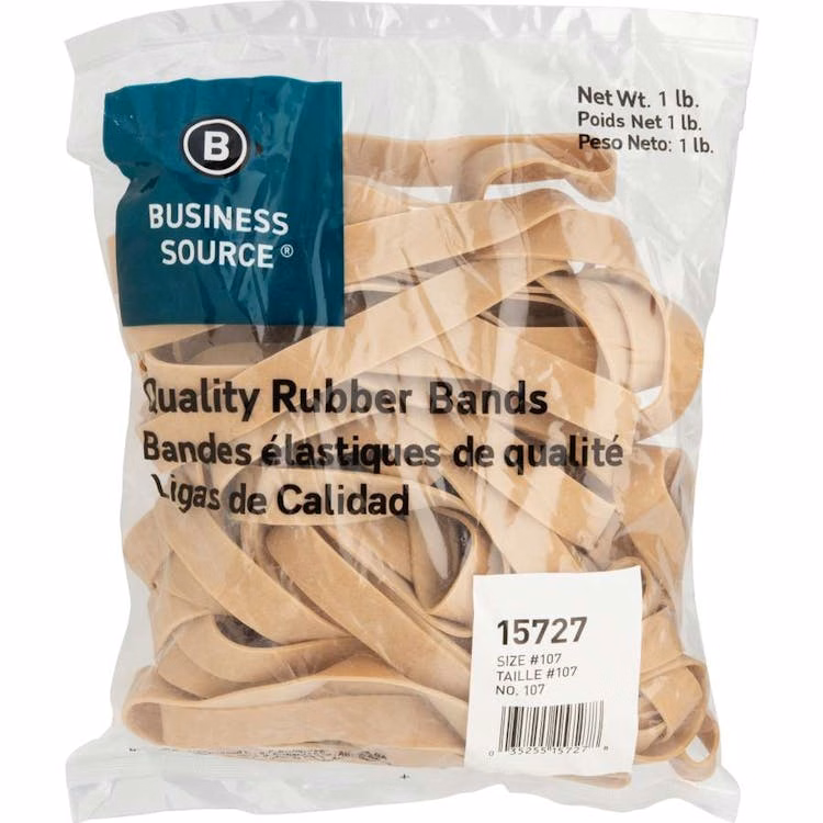 Office Rubber Bands - Crepe 1 lb. 40 Pack
