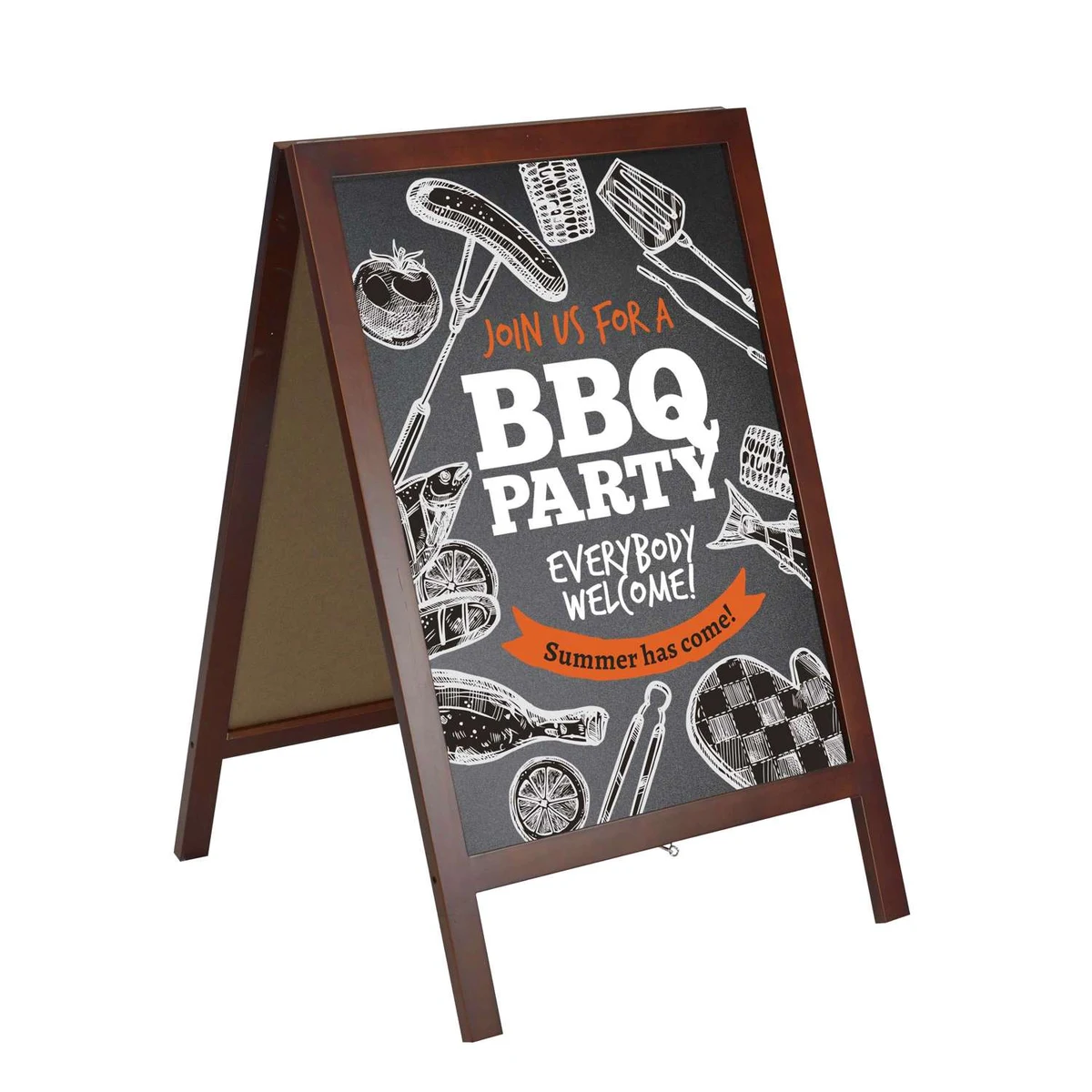 Menu Board Chalkboard A-Frame Kit 1