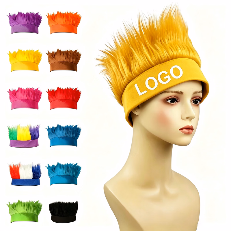 Cosplay Fan Headband Wig