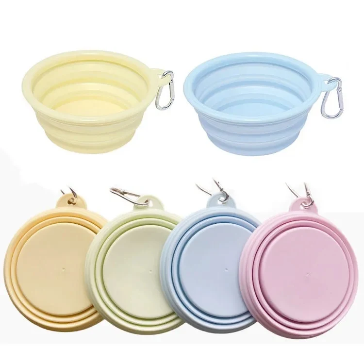 Pet Folding Bowl Outdoor Hanging Cat Bow 1