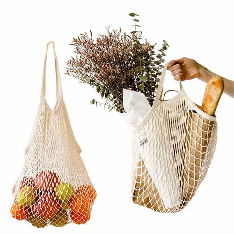 Cotton Mesh Tote Bag
