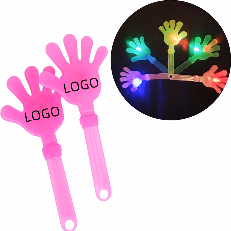 Led Glowing Plastic Hands Clapper Noise Maker