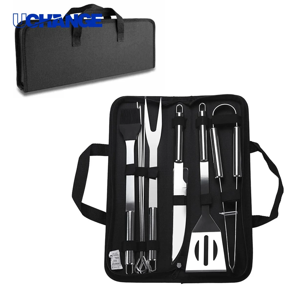 Outdoor Stainless Steel BBQ Tool Set for Grilling 1