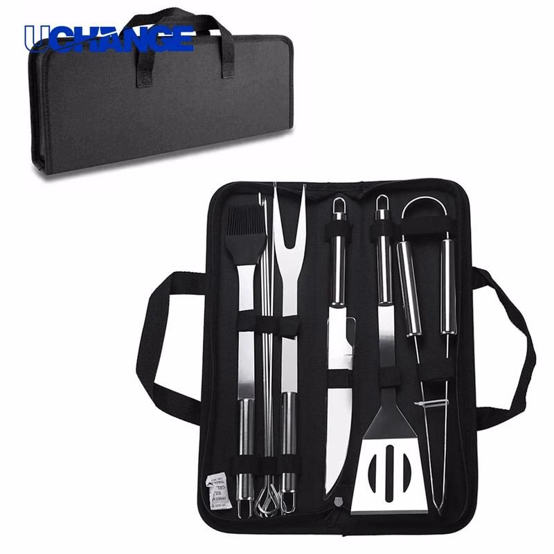 Outdoor Stainless Steel BBQ Tool Set for Grilling