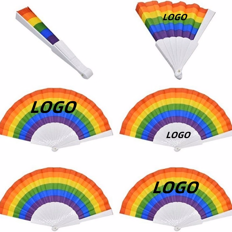 Plastic Rainbow Folding?fan