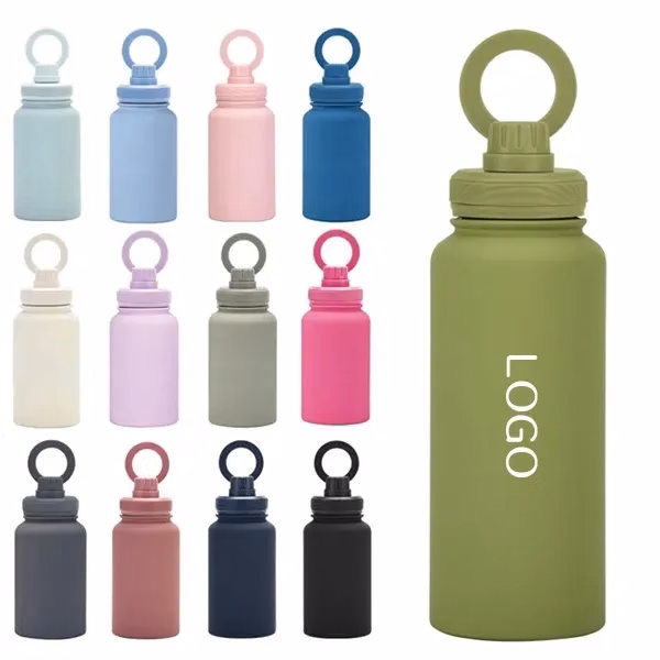 Stainless Steel Magnetic Phone Mount Water Bottle Holder