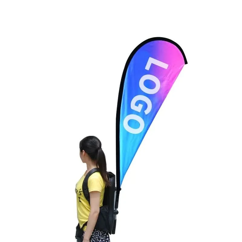 Full Color Backpack Teardrop Flag 1