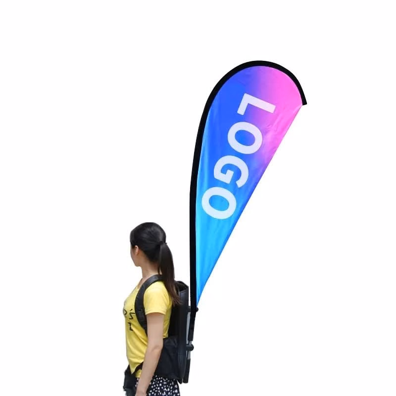 Full Color Backpack Teardrop Flag