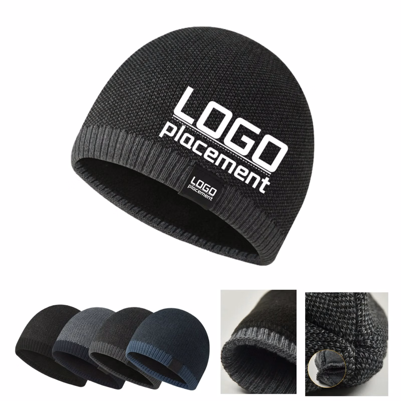 Autumn Winter Warm Fashionable Casual Knitted Dome Beanie