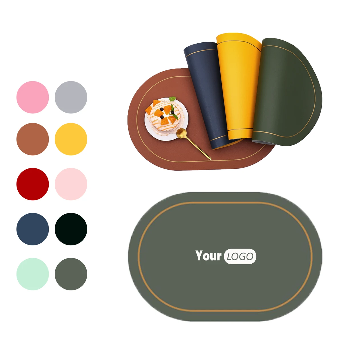 Faux Leather Placemats MOQ 50 1