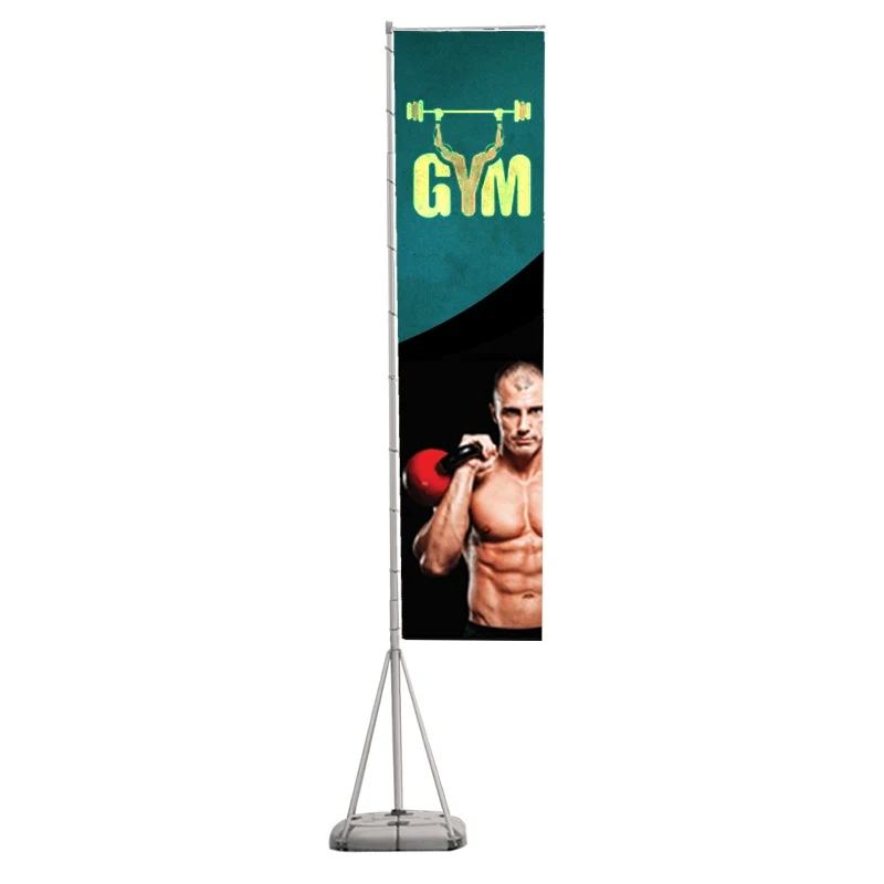 Giant Flag™ 23' Outdoor Advertising Large Flag Single-Sided Imprint 1
