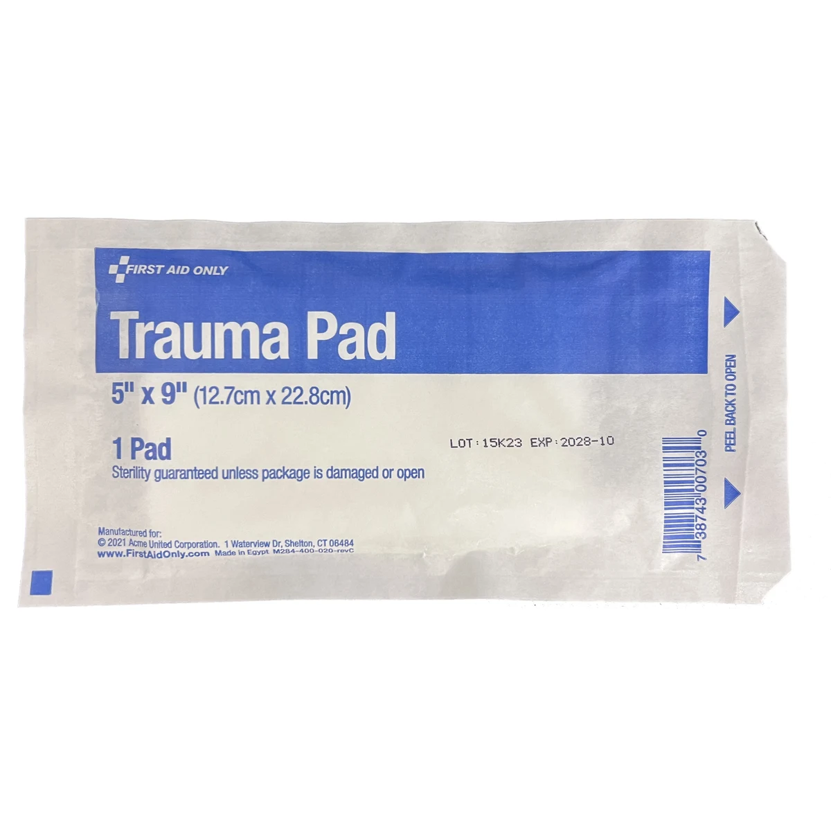 Trauma Pad - 5" x 9" 1