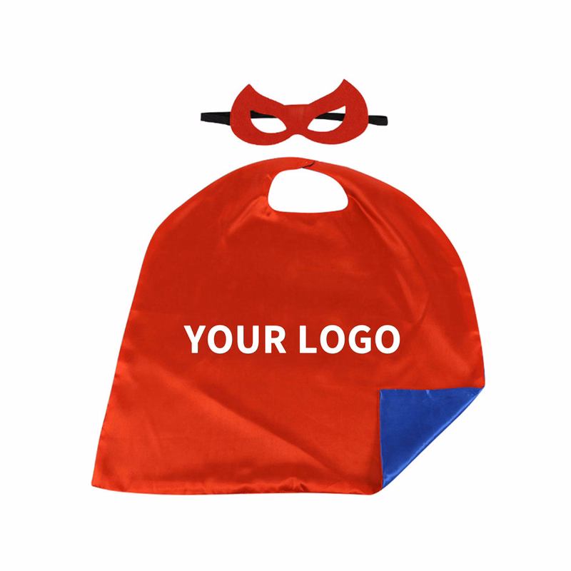 Satin Kid Cape Set With Eye Mask 27.6" x 27.6"