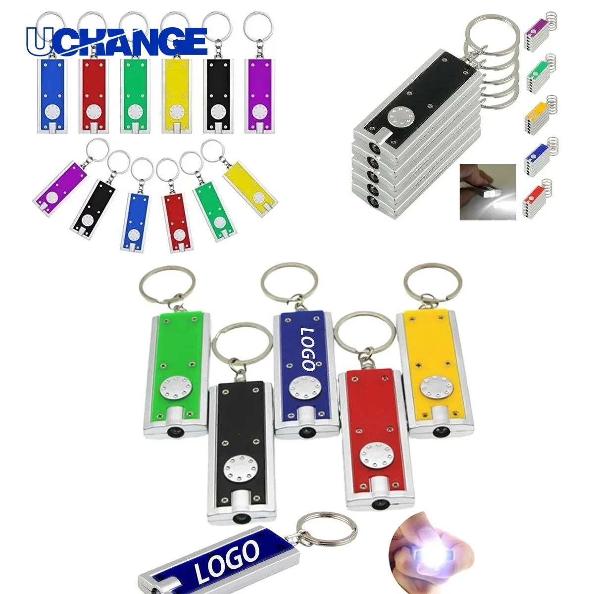 LED Camping Keychain Flashlight Portable Outdoor Light 1