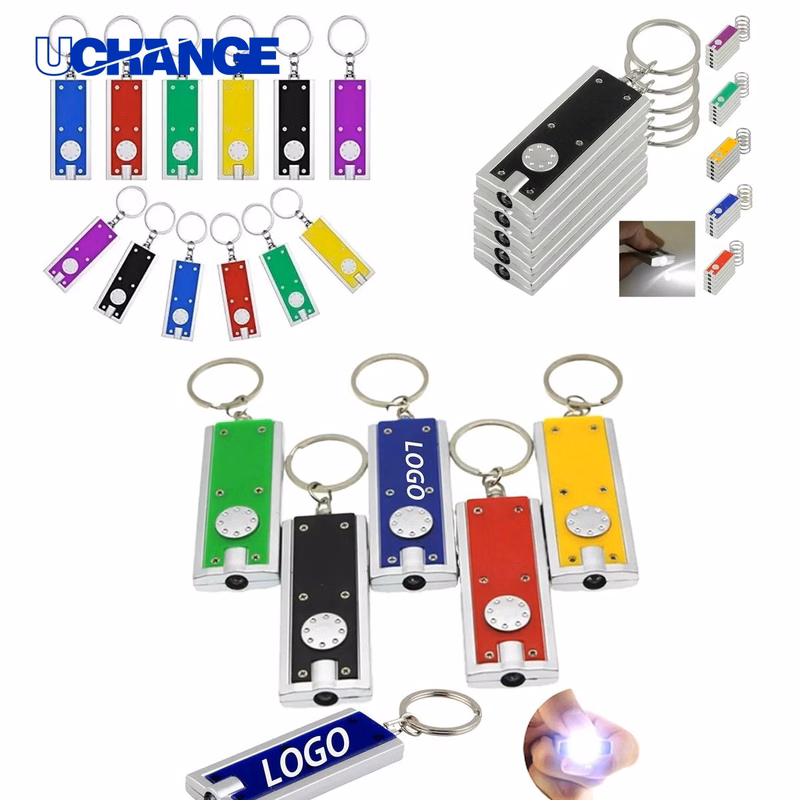 LED Camping Keychain Flashlight Portable Outdoor Light