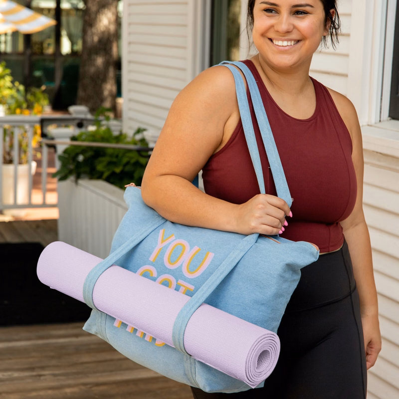 WEEKENDER YOGA TOTE - DENIM