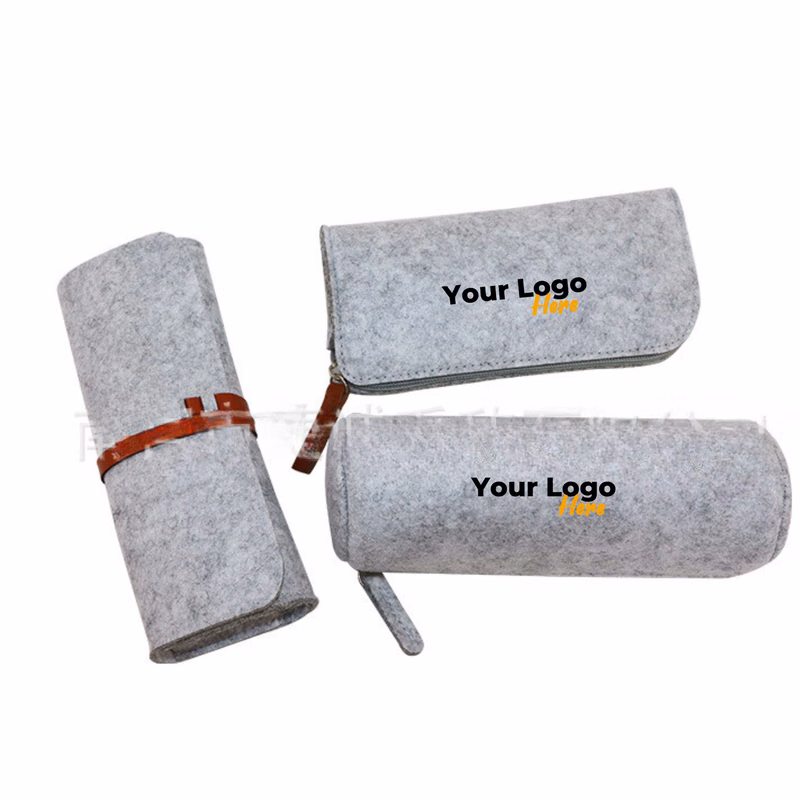 Stylish Zipper Felt Pencil Case