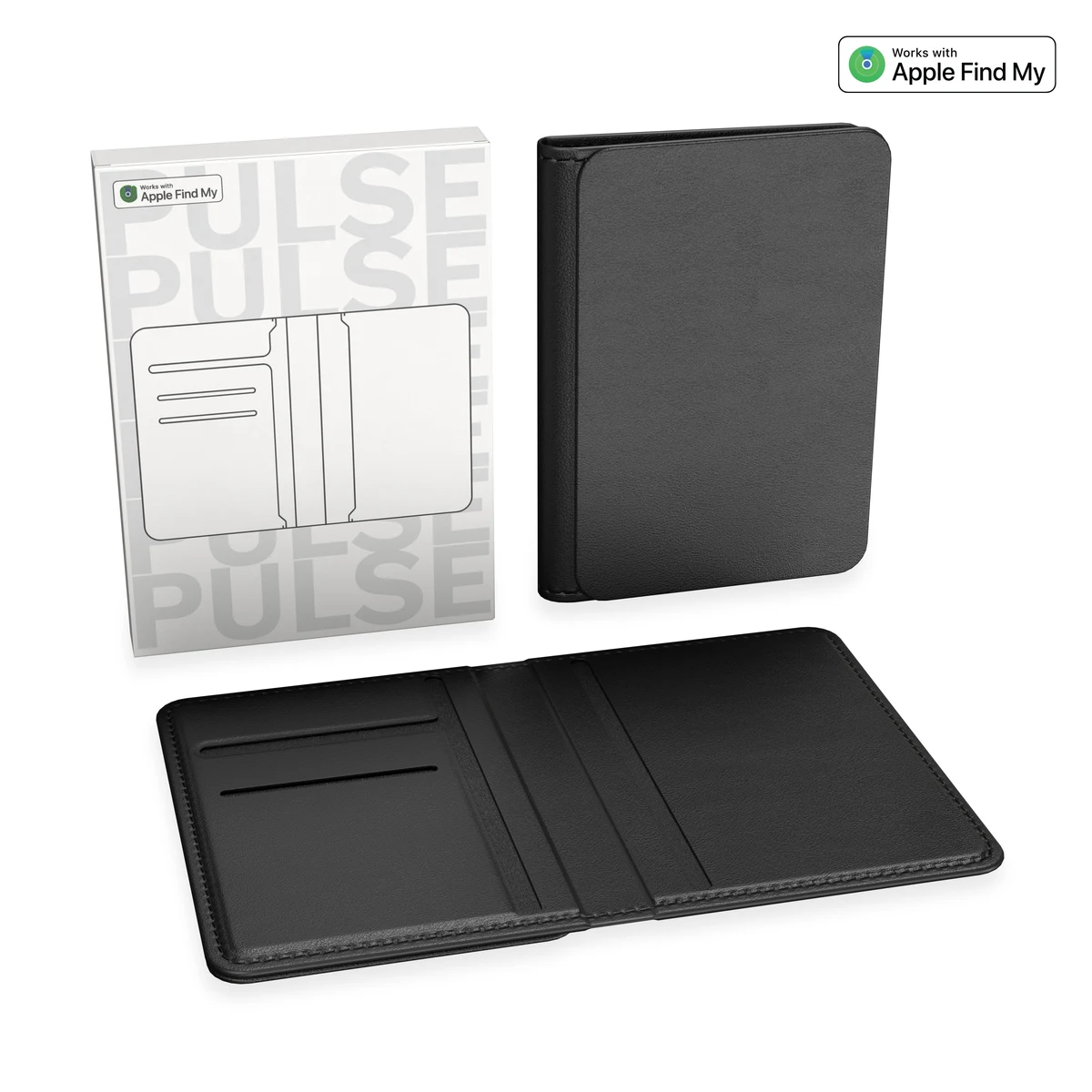 Pulse passport holder with apple find my 1