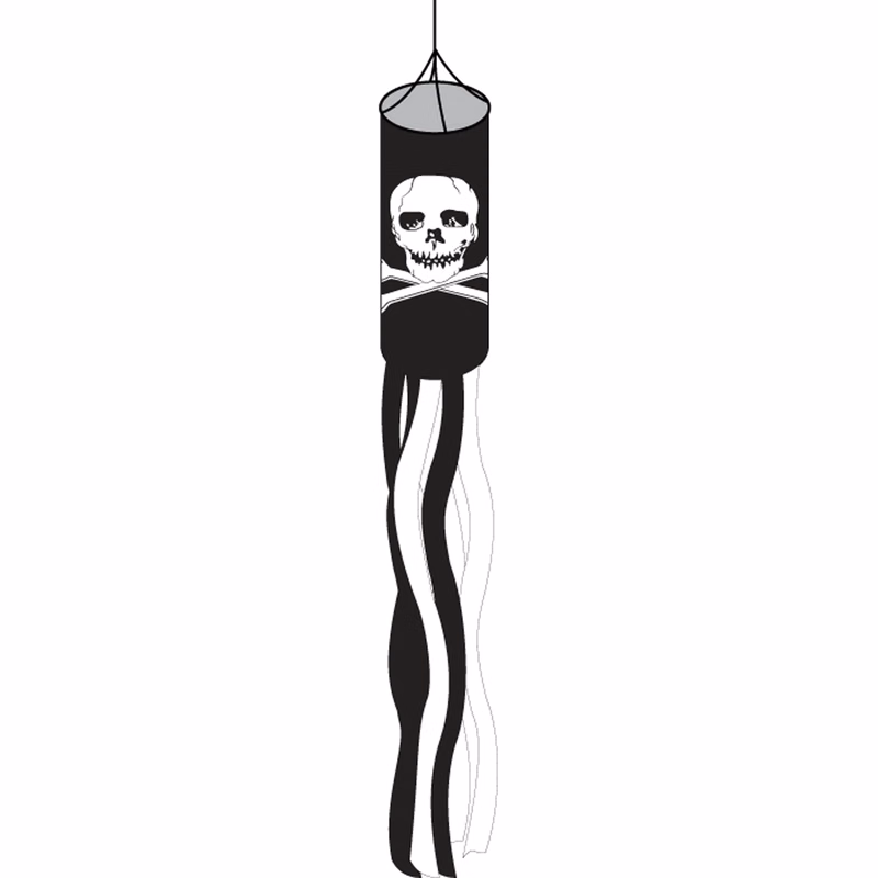 Jolly Roger Pennant Windsock