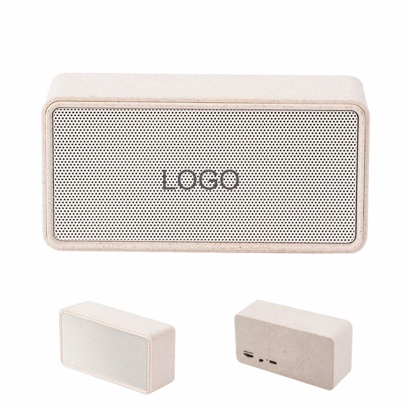 Wheat Straw Bluetooth Speaker (direct import)
