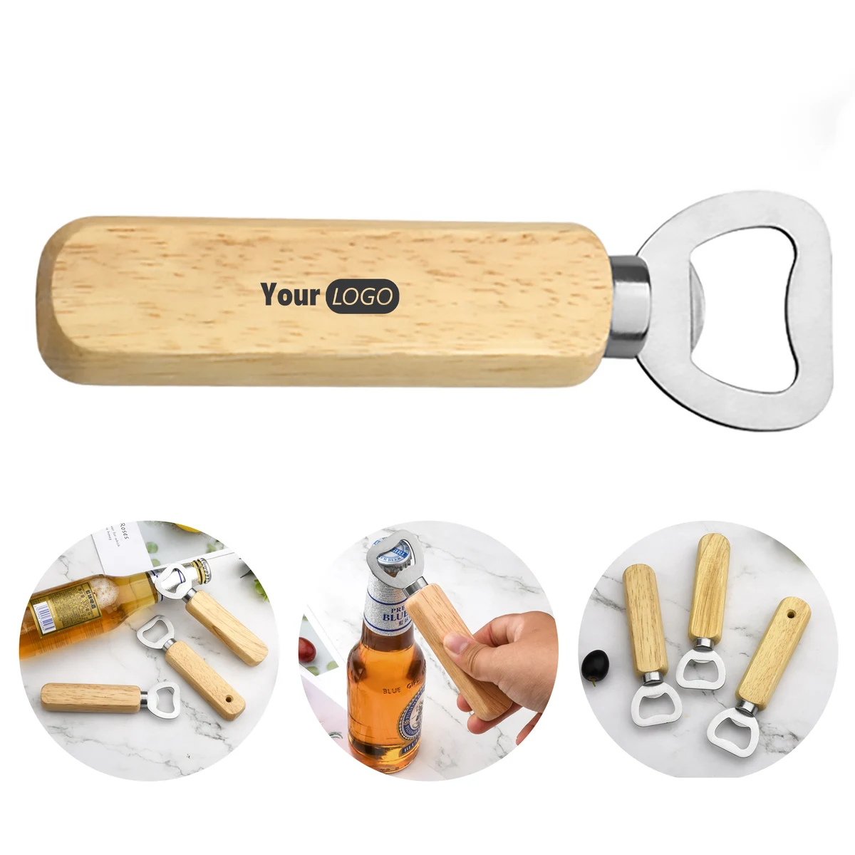 Stainless Steel Beer Beverage Bottle Opener 1