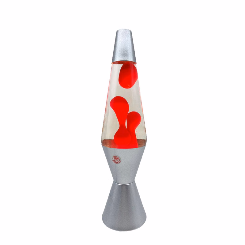 14" Silver Base Colorful Lava Lamp