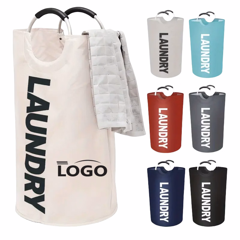Foldable Circular Dirty Laundry Basket