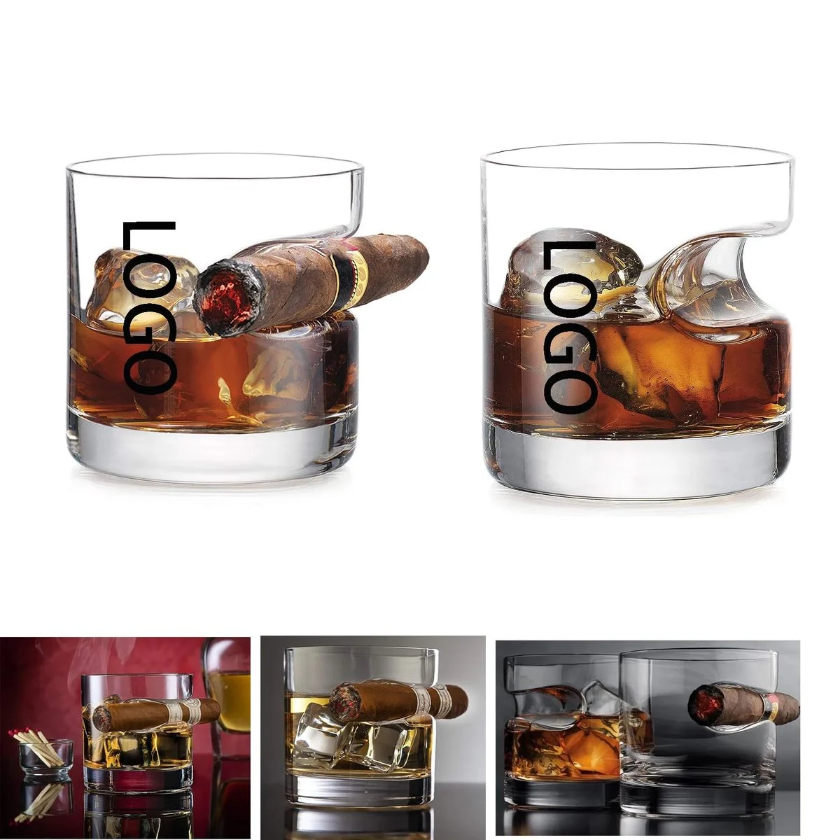 12OZ Cigar Whiskey Glass 1