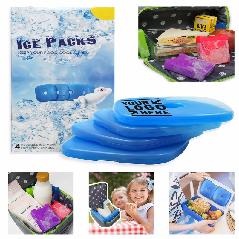 Keep Beverages Foods Cold Fresh Cooler Long Lasting Reusable Freezer Ice Pack