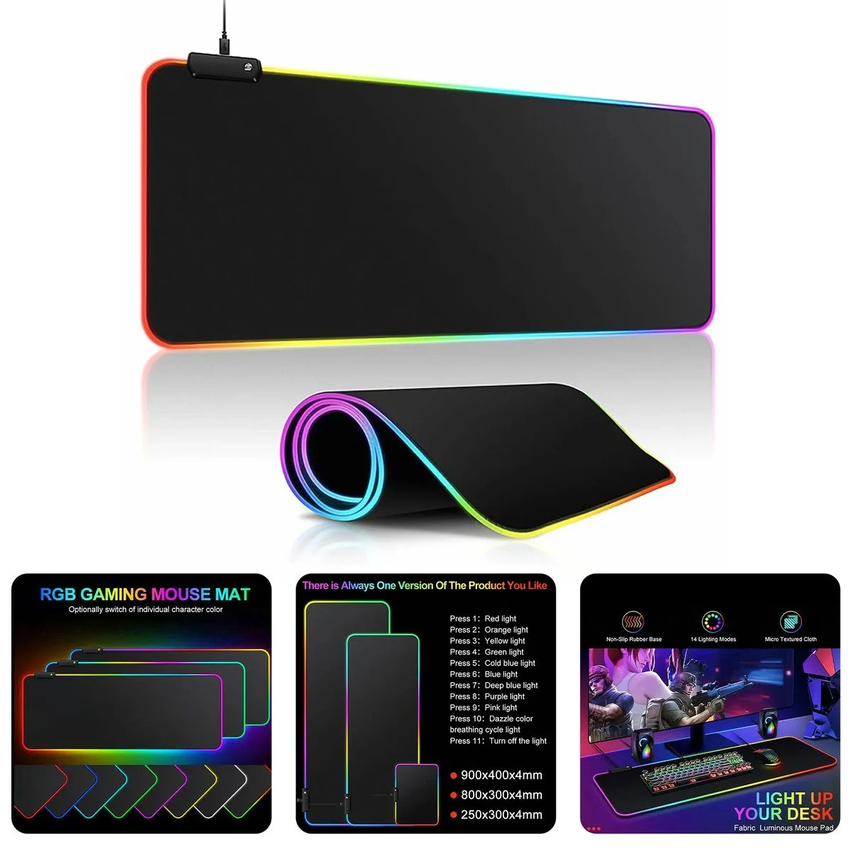 Led RGB Gaming Mouse Pad 1