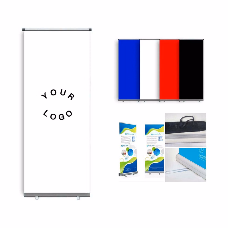 Portable Retractable Banner Stand with Aluminum Base