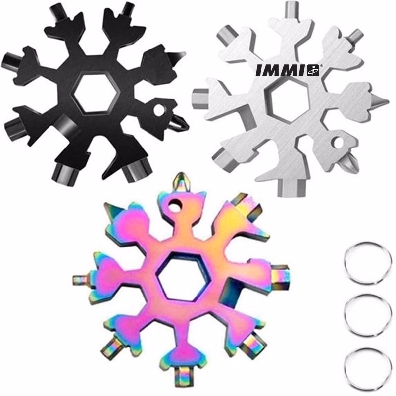 Snowflake Keychain Multi Tool