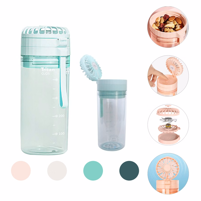 460ML Portable Water Bottle With Fan