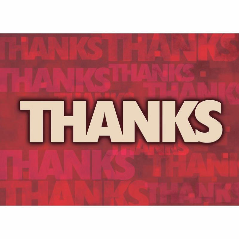 Unforgettable Thank You Cards