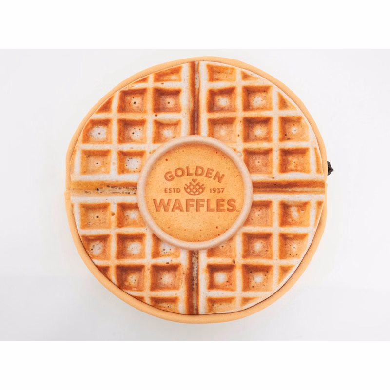 Custom Shaped Zippered Pouch (Waffle)