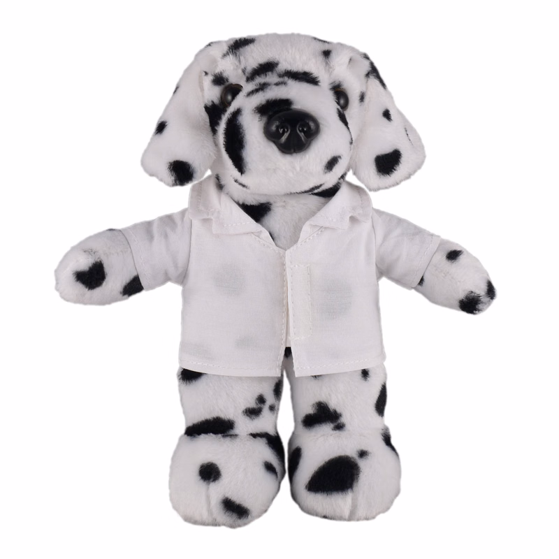 Soft Plush Stuffed Dalmatian in doctor's jacket