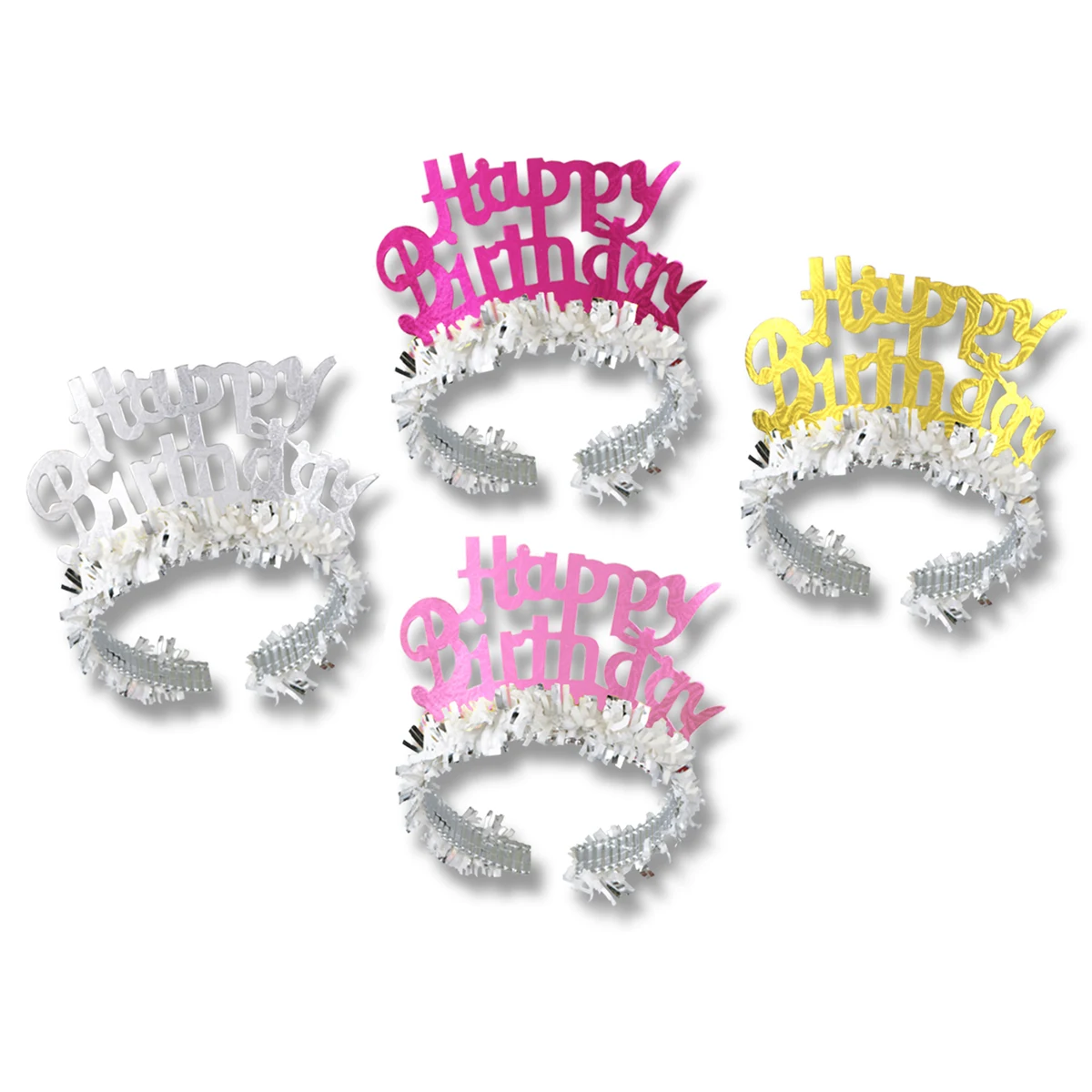 Birthday Tiaras w/ Fringe 1