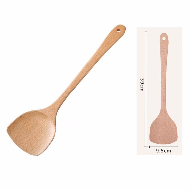 Non-Stick Pot Wood Spatula