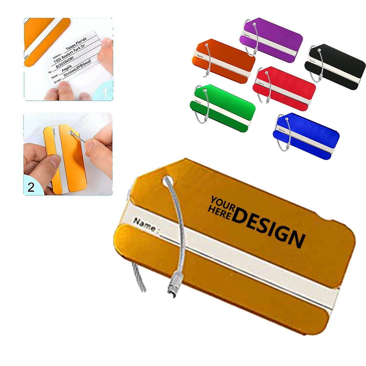 Aluminum Alloy Edge-Cut Signage 1