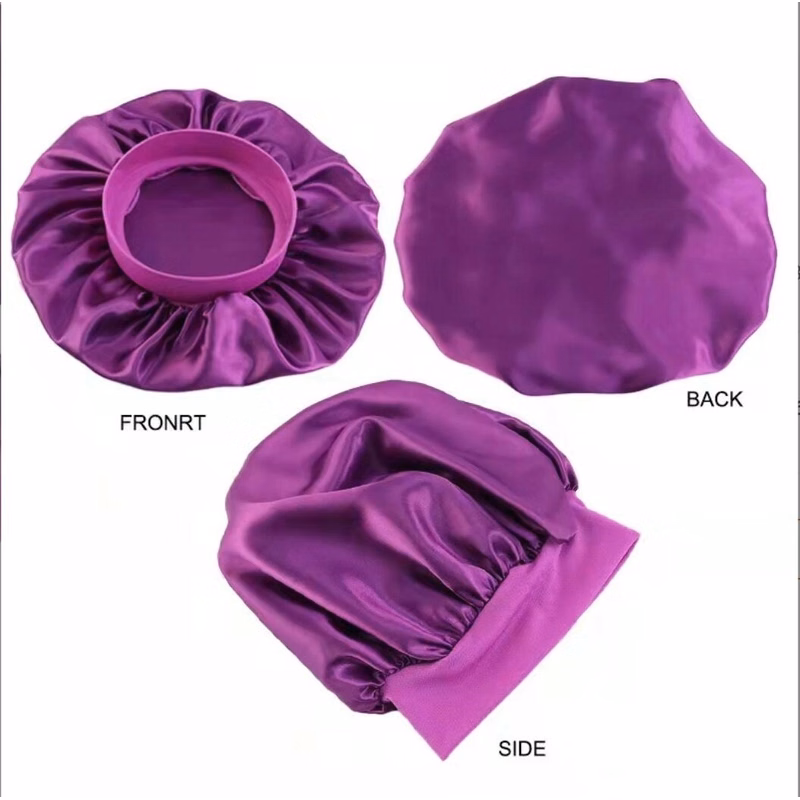 Satin Silky Bonnet Sleep Cap