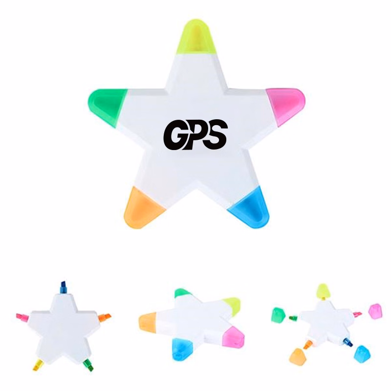 5-In-1 Star Highlighter Pen